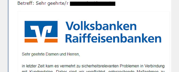 Phishing-Mail Identitätsprüfung Phishing-Mail Identitätsprüfung